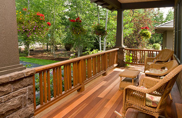 Cedar Decking in Alhambra