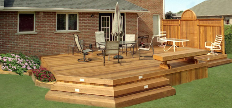 Cedar Composite Decking in Alhambra, CA