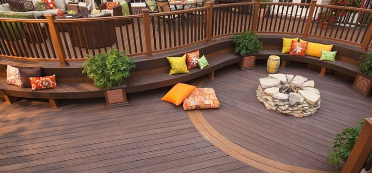 Gray TREX Decking in Alhambra, CA