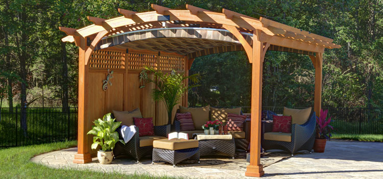 Modern Wood Pergola Installation in Alhambra, CA